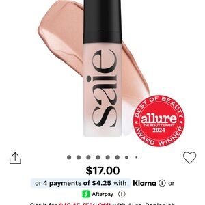 Mini size Saie glowy super gel illuminator in Roseglow